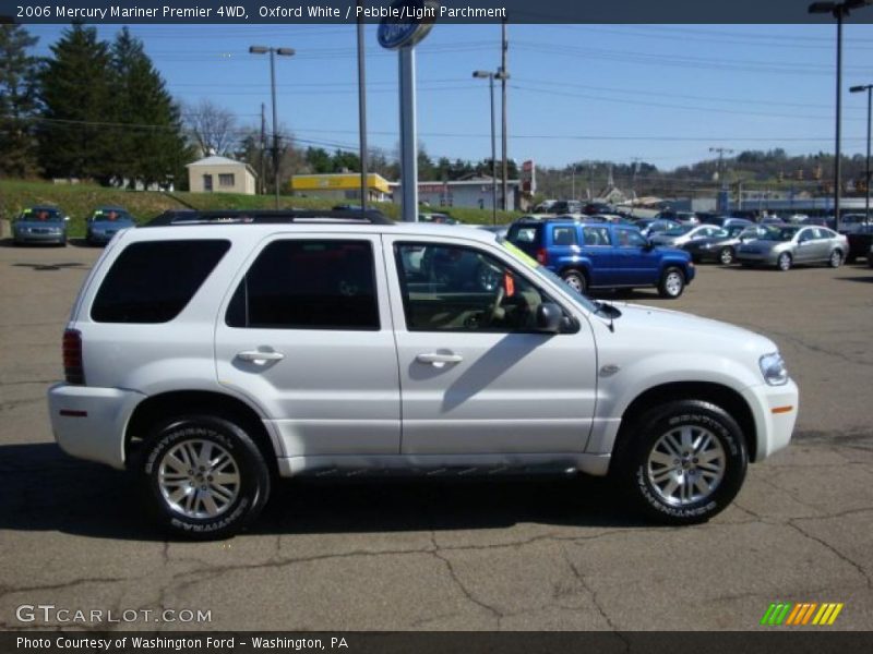 Oxford White / Pebble/Light Parchment 2006 Mercury Mariner Premier 4WD