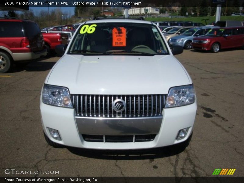 Oxford White / Pebble/Light Parchment 2006 Mercury Mariner Premier 4WD