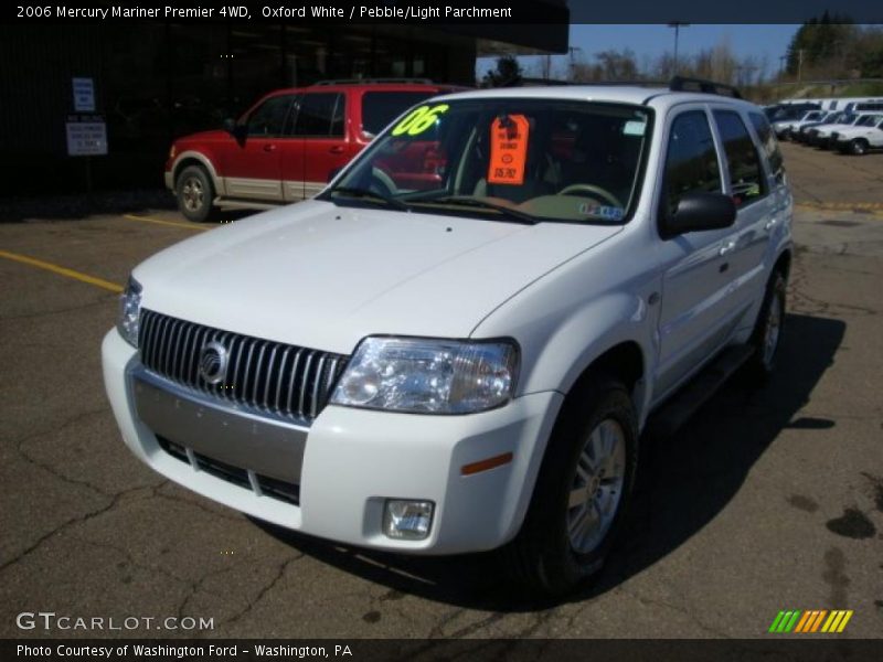 Oxford White / Pebble/Light Parchment 2006 Mercury Mariner Premier 4WD