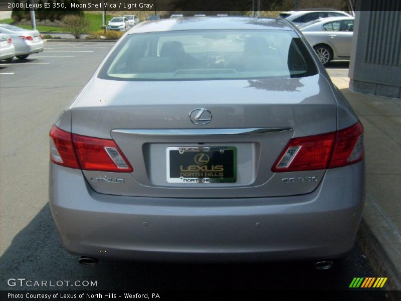 Moon Shell Mica / Light Gray 2008 Lexus ES 350