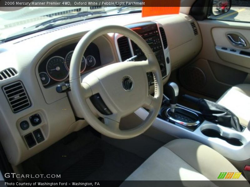 Oxford White / Pebble/Light Parchment 2006 Mercury Mariner Premier 4WD