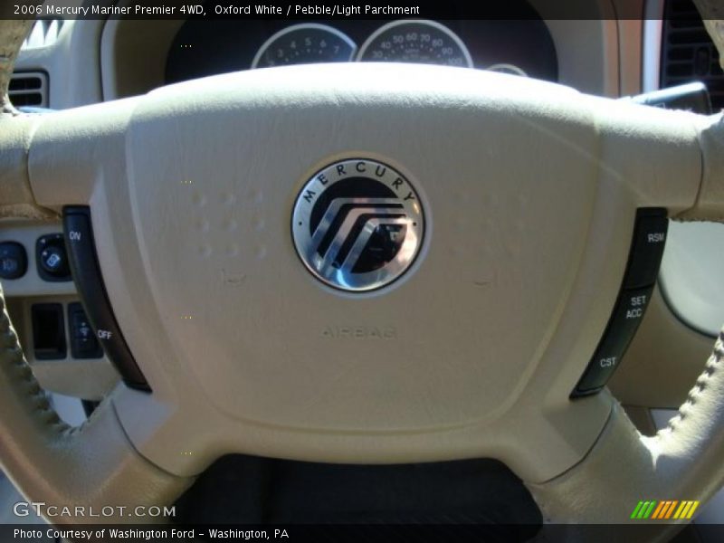 Oxford White / Pebble/Light Parchment 2006 Mercury Mariner Premier 4WD