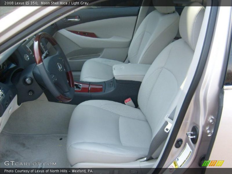 Moon Shell Mica / Light Gray 2008 Lexus ES 350