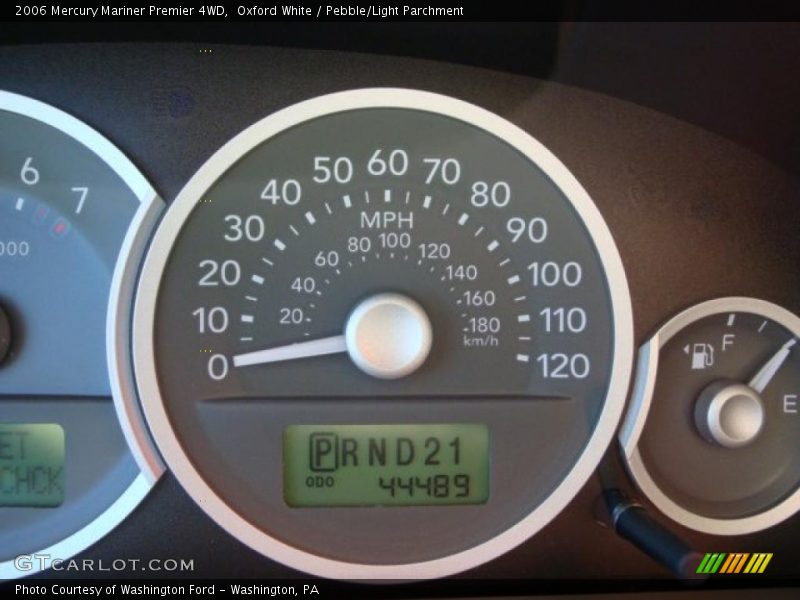 Oxford White / Pebble/Light Parchment 2006 Mercury Mariner Premier 4WD