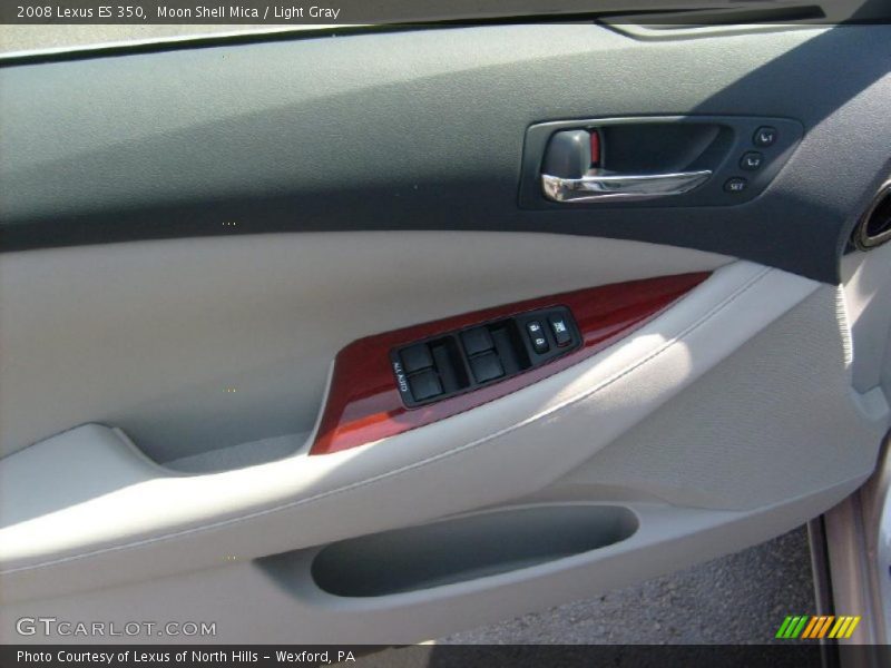 Moon Shell Mica / Light Gray 2008 Lexus ES 350