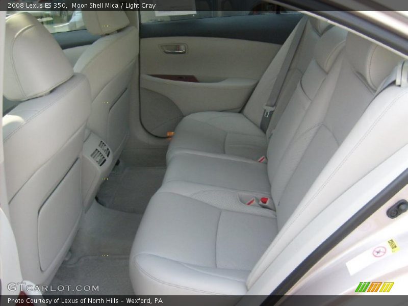 Moon Shell Mica / Light Gray 2008 Lexus ES 350