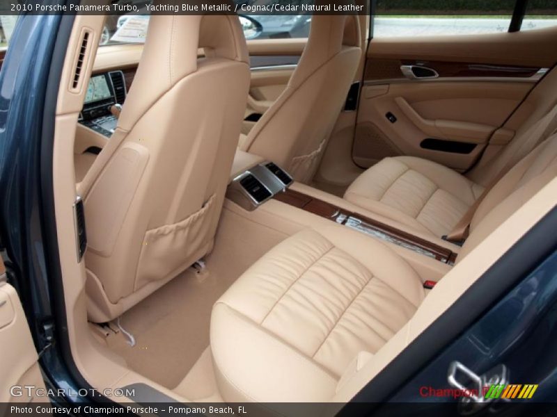 Yachting Blue Metallic / Cognac/Cedar Natural Leather 2010 Porsche Panamera Turbo