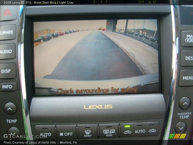 Moon Shell Mica / Light Gray 2008 Lexus ES 350