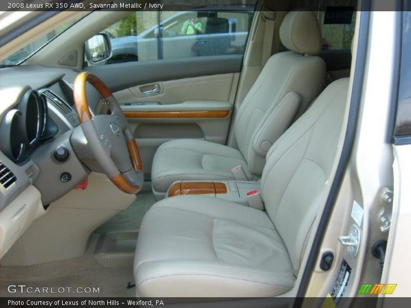 Savannah Metallic / Ivory 2008 Lexus RX 350 AWD