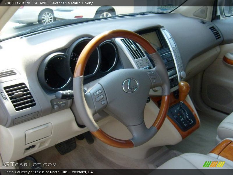 Savannah Metallic / Ivory 2008 Lexus RX 350 AWD