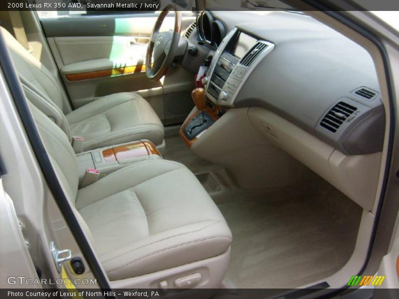 Savannah Metallic / Ivory 2008 Lexus RX 350 AWD
