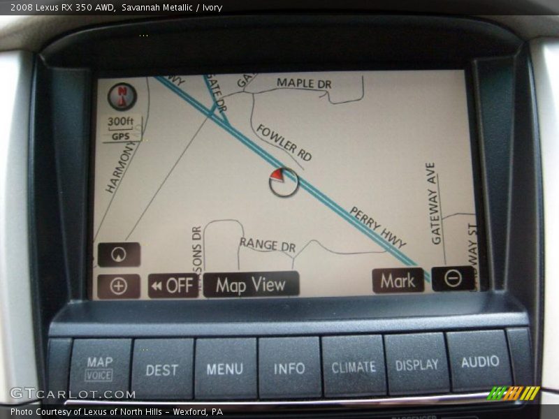 Savannah Metallic / Ivory 2008 Lexus RX 350 AWD