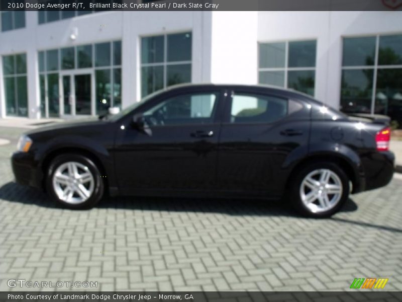 Brilliant Black Crystal Pearl / Dark Slate Gray 2010 Dodge Avenger R/T