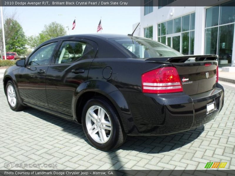 Brilliant Black Crystal Pearl / Dark Slate Gray 2010 Dodge Avenger R/T