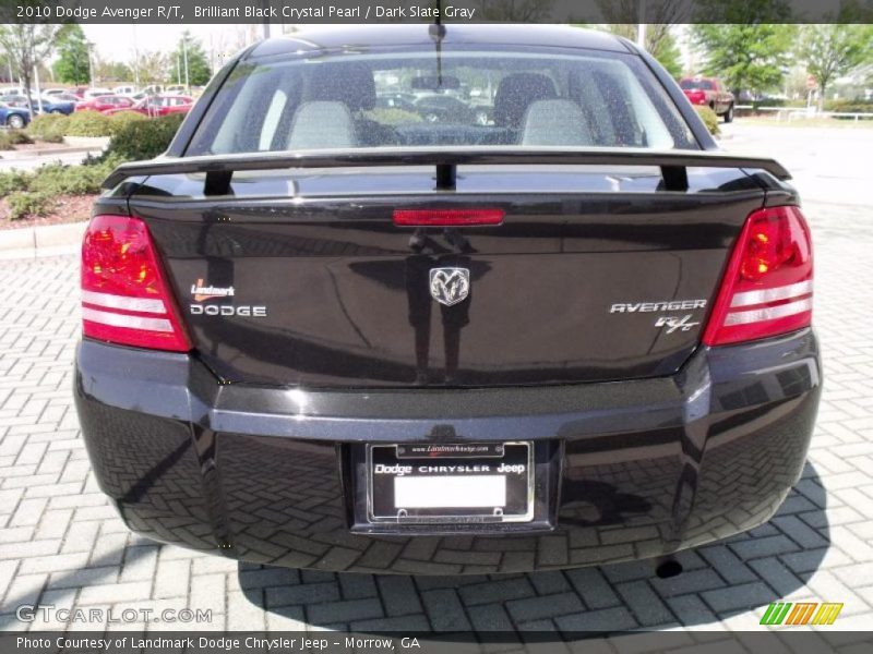 Brilliant Black Crystal Pearl / Dark Slate Gray 2010 Dodge Avenger R/T