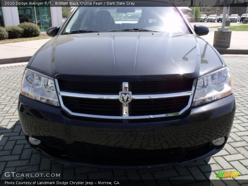 Brilliant Black Crystal Pearl / Dark Slate Gray 2010 Dodge Avenger R/T
