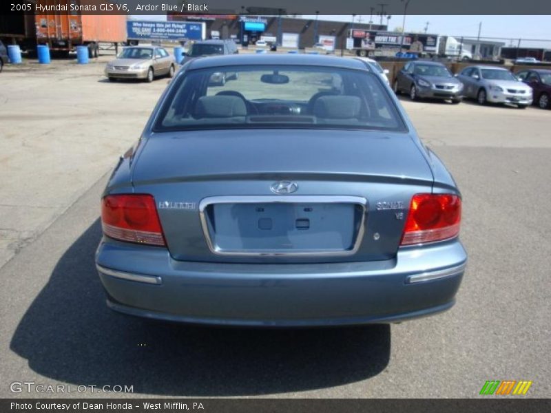 Ardor Blue / Black 2005 Hyundai Sonata GLS V6