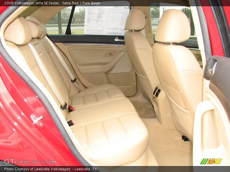 Salsa Red / Pure Beige 2008 Volkswagen Jetta SE Sedan