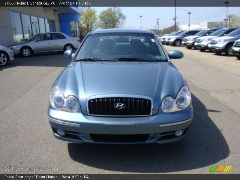 Ardor Blue / Black 2005 Hyundai Sonata GLS V6