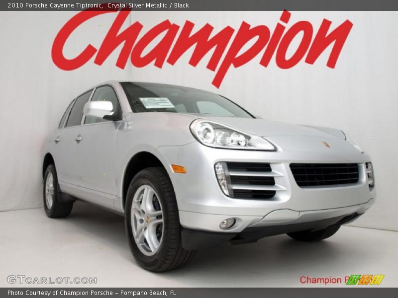 Crystal Silver Metallic / Black 2010 Porsche Cayenne Tiptronic