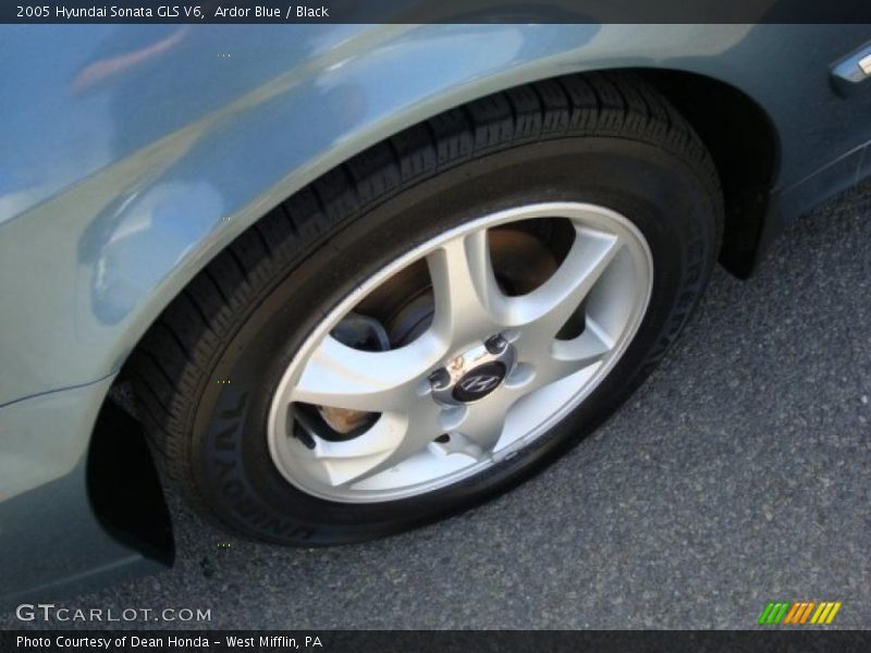 Ardor Blue / Black 2005 Hyundai Sonata GLS V6
