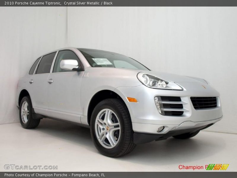 Crystal Silver Metallic / Black 2010 Porsche Cayenne Tiptronic
