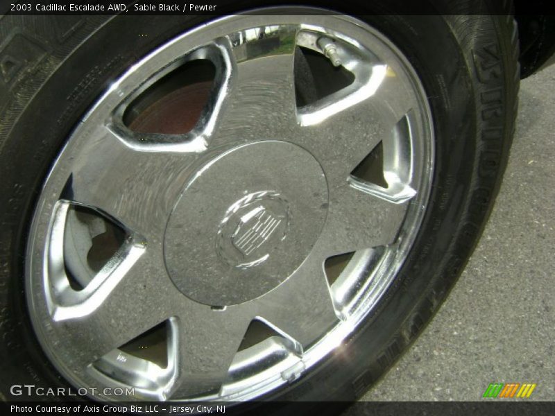 Sable Black / Pewter 2003 Cadillac Escalade AWD