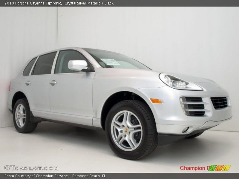 Crystal Silver Metallic / Black 2010 Porsche Cayenne Tiptronic
