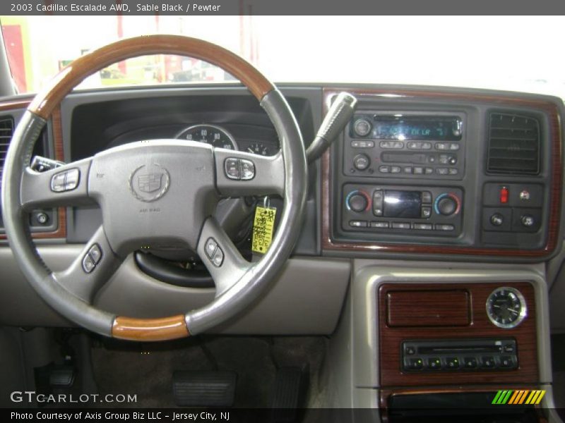 Sable Black / Pewter 2003 Cadillac Escalade AWD