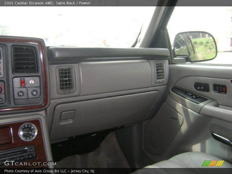 Sable Black / Pewter 2003 Cadillac Escalade AWD