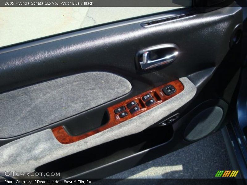 Ardor Blue / Black 2005 Hyundai Sonata GLS V6