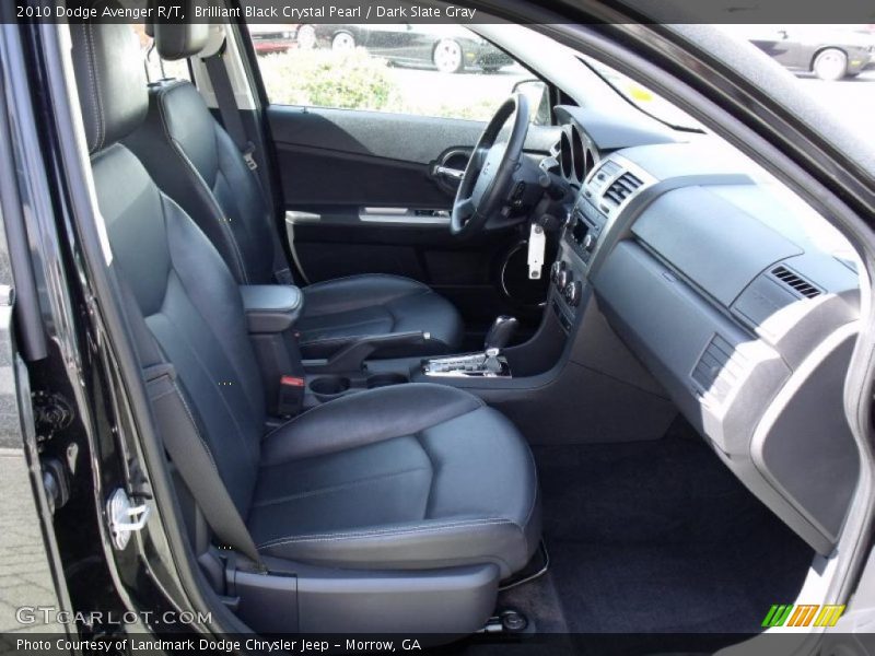 Brilliant Black Crystal Pearl / Dark Slate Gray 2010 Dodge Avenger R/T