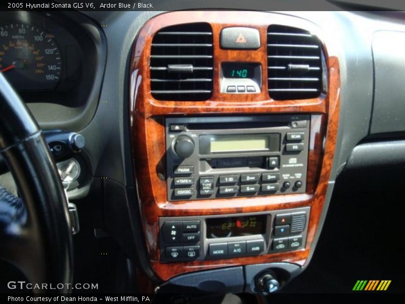 Ardor Blue / Black 2005 Hyundai Sonata GLS V6