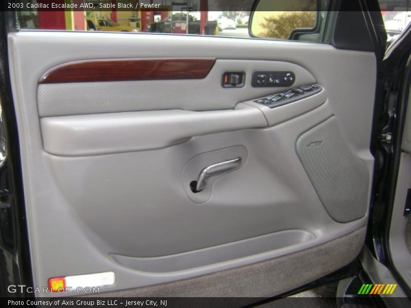 Sable Black / Pewter 2003 Cadillac Escalade AWD
