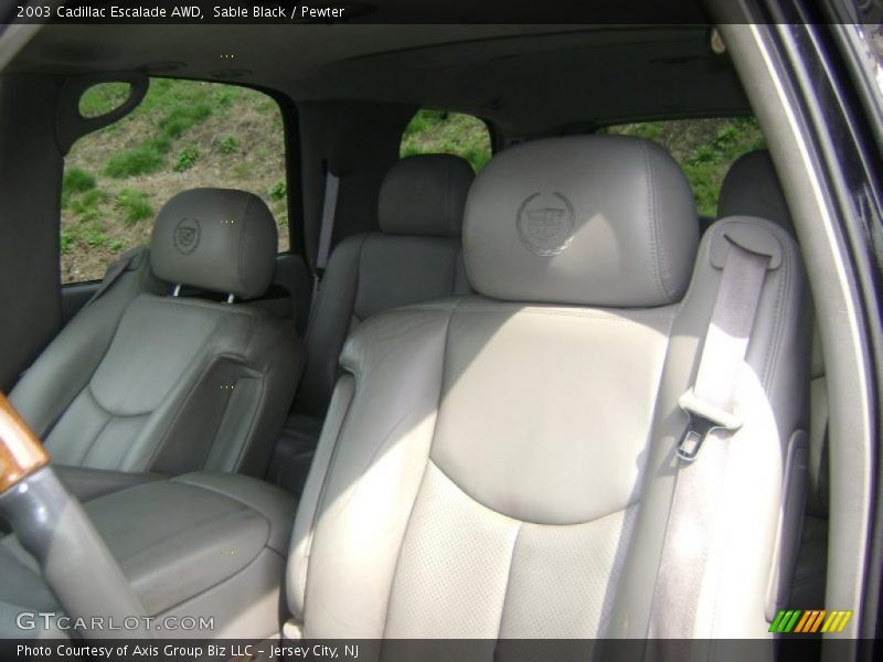 Sable Black / Pewter 2003 Cadillac Escalade AWD