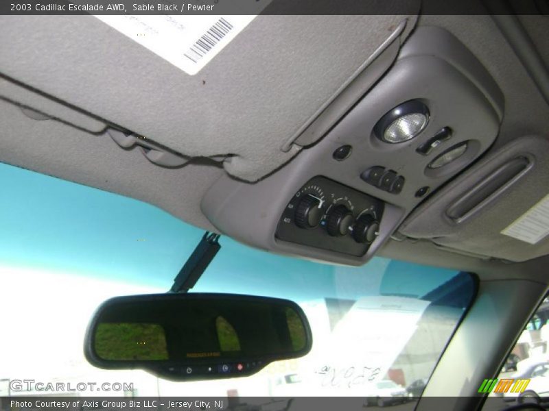 Sable Black / Pewter 2003 Cadillac Escalade AWD