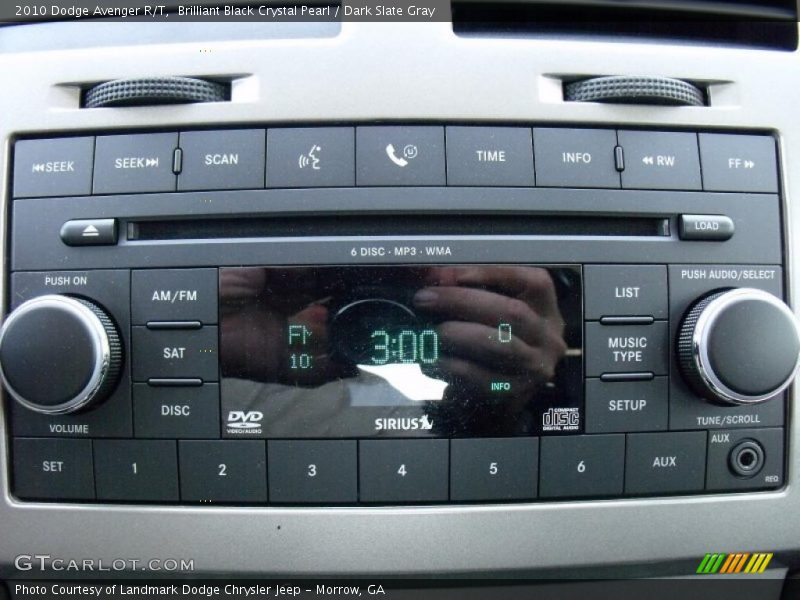 Brilliant Black Crystal Pearl / Dark Slate Gray 2010 Dodge Avenger R/T