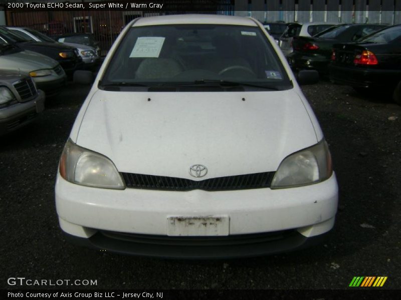 Super White / Warm Gray 2000 Toyota ECHO Sedan