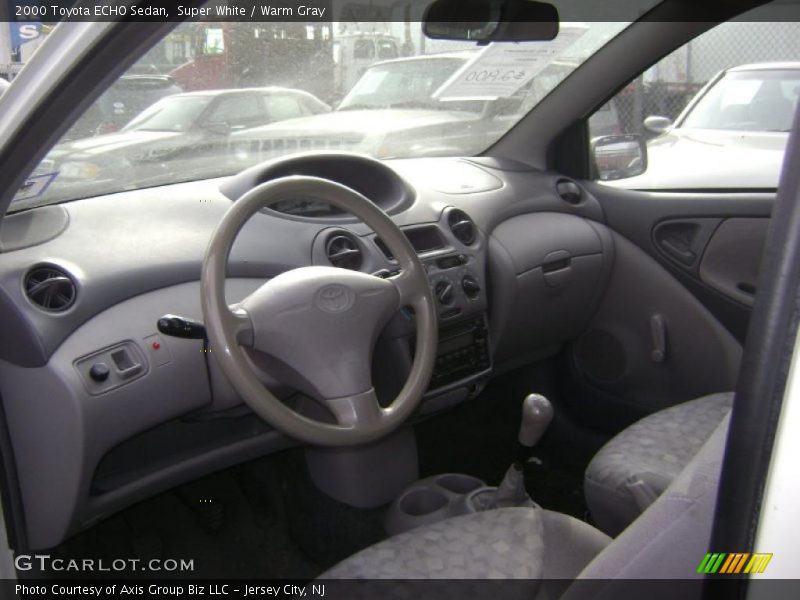 Super White / Warm Gray 2000 Toyota ECHO Sedan