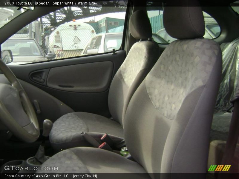 Super White / Warm Gray 2000 Toyota ECHO Sedan