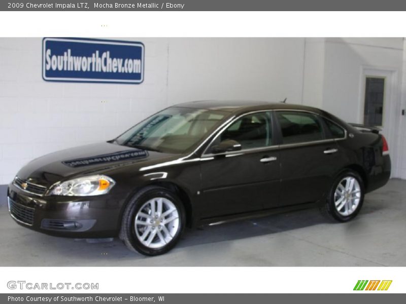 Mocha Bronze Metallic / Ebony 2009 Chevrolet Impala LTZ