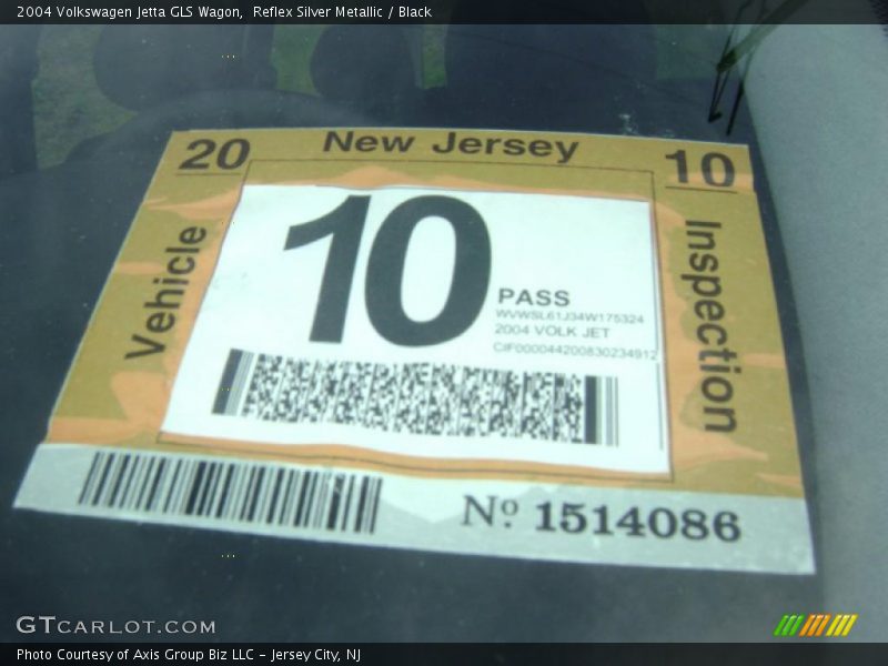 Reflex Silver Metallic / Black 2004 Volkswagen Jetta GLS Wagon