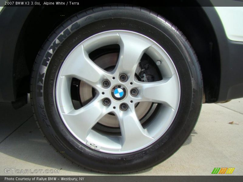 Alpine White / Terra 2007 BMW X3 3.0si