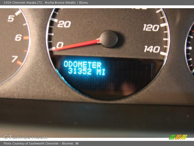 Mocha Bronze Metallic / Ebony 2009 Chevrolet Impala LTZ