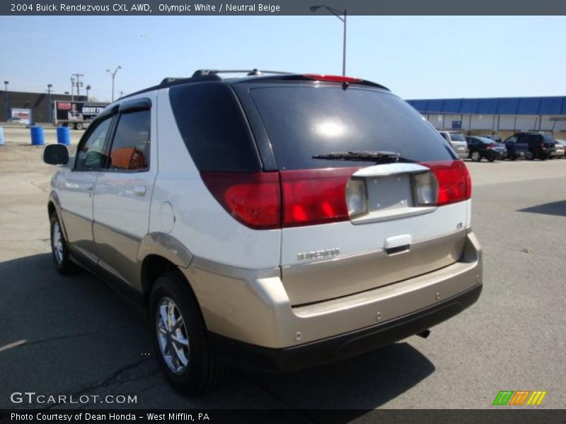 Olympic White / Neutral Beige 2004 Buick Rendezvous CXL AWD