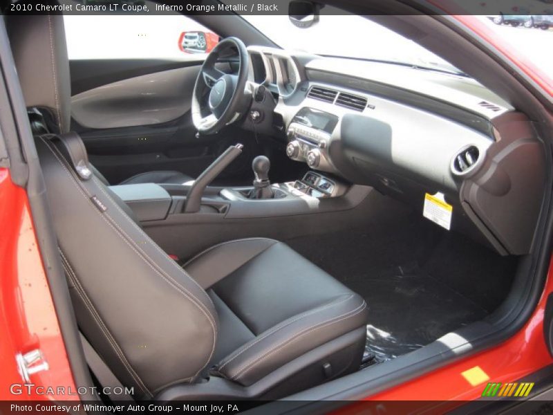 Inferno Orange Metallic / Black 2010 Chevrolet Camaro LT Coupe