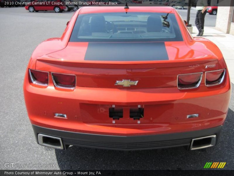 Inferno Orange Metallic / Black 2010 Chevrolet Camaro LT Coupe