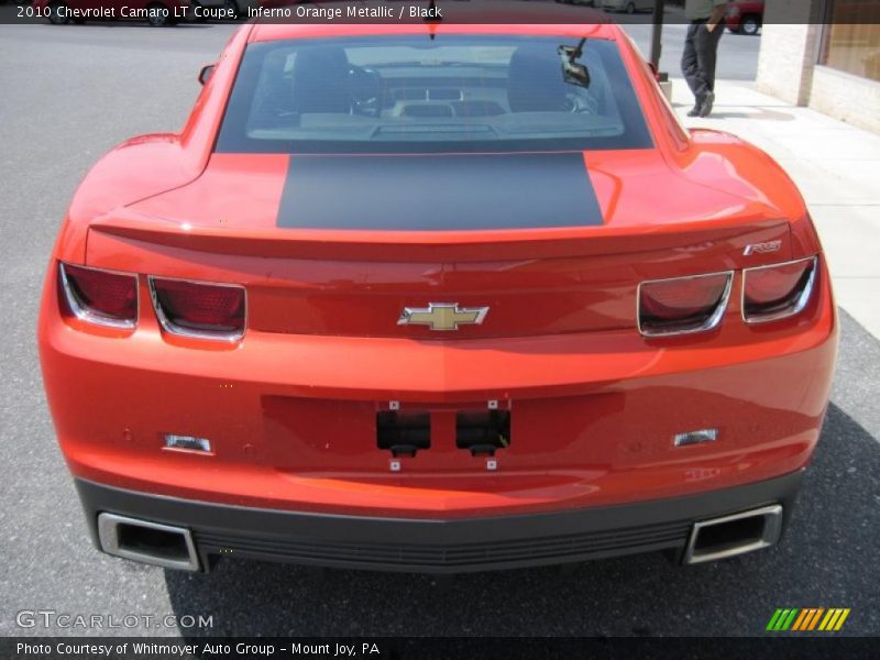 Inferno Orange Metallic / Black 2010 Chevrolet Camaro LT Coupe
