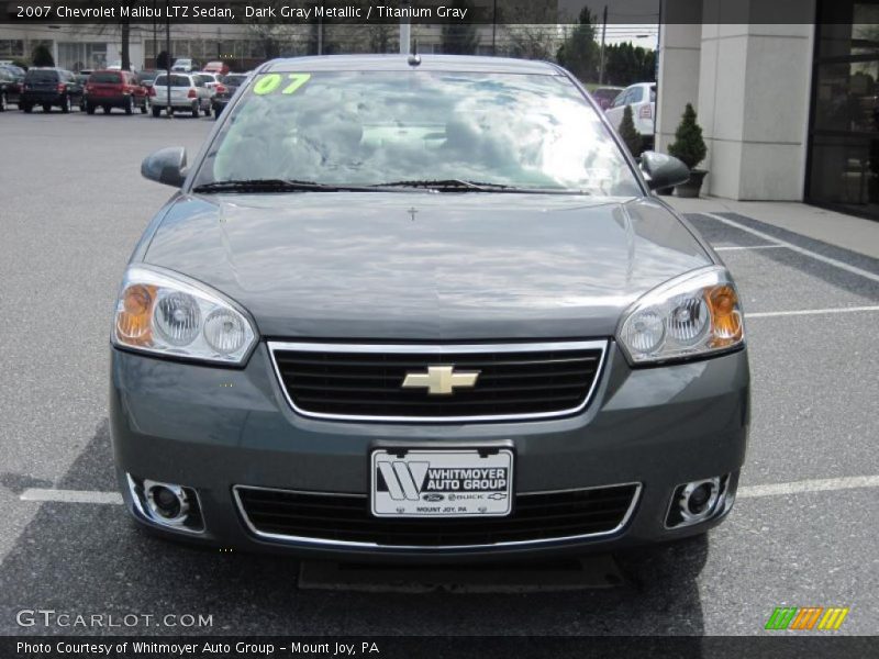 Dark Gray Metallic / Titanium Gray 2007 Chevrolet Malibu LTZ Sedan