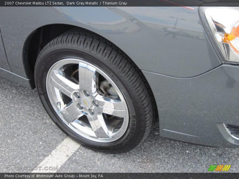 Dark Gray Metallic / Titanium Gray 2007 Chevrolet Malibu LTZ Sedan